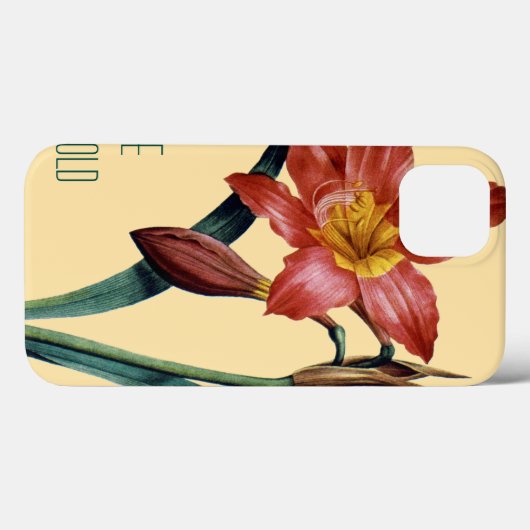 Coques Case-Mate iPhone Amaryllis (Verso (horizontal))
