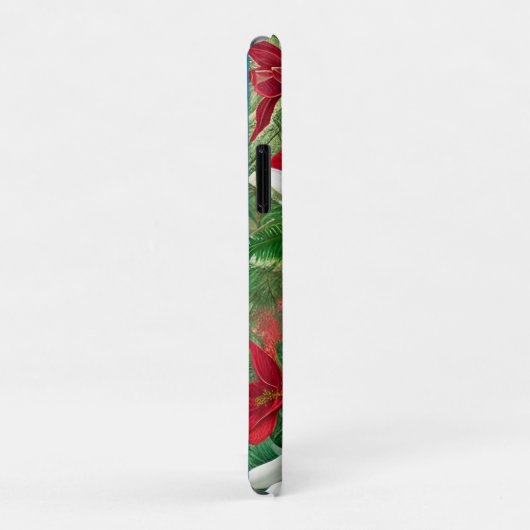 Coques Case-Mate iPhone Amaryllis Poinsettia Hybride AI Art (Dos/Droite)