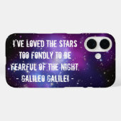 Coques Case-Mate iPhone amas de galaxies Citation Galilée (Verso (horizontal))