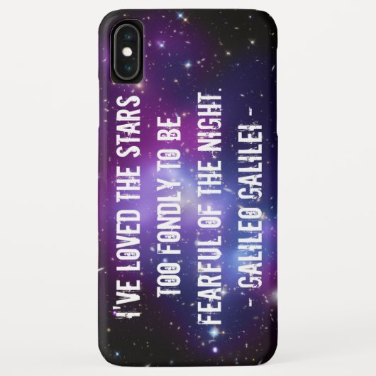 Coques Case-Mate iPhone Amas de galaxies Citation Galilée (Dos)