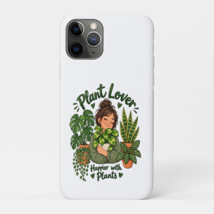 Case-Mate iPhone Case Amateur de plantes – Plus heureux avec des plantes