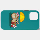 Coques Case-Mate iPhone Amateurs de chouette avec parapluie et boîte de ch (Verso (horizontal))
