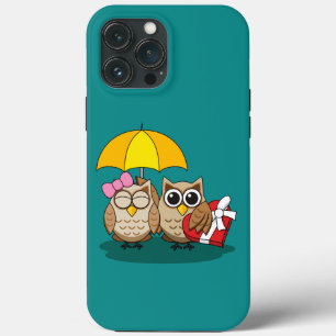 Case-Mate iPhone Case Amateurs de chouette avec parapluie et boîte de ch