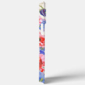 Coques Case-Mate iPhone Amateurs de fleurs jolie pastel monogramme rose (Verso / Droite)