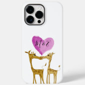 Coques Case-Mate iPhone Amateurs de girafe adorables (Verso)