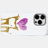 Coques Case-Mate iPhone Amateurs de girafe adorables (Verso (horizontal))