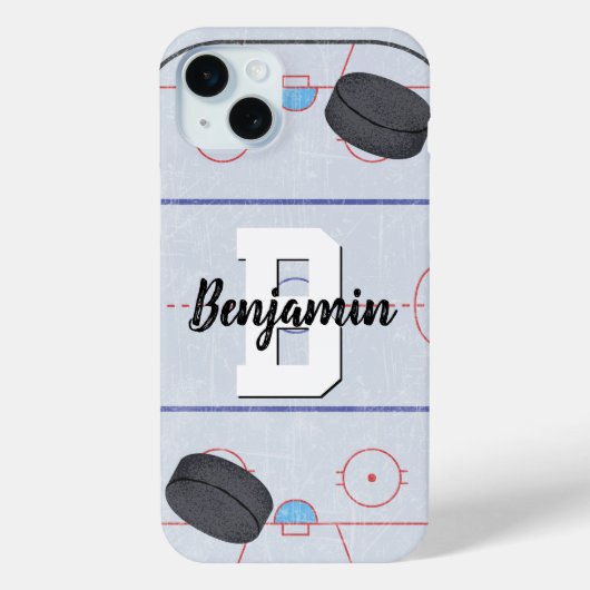 Coques Case-Mate iPhone Amateurs de hockey sur glace (Verso)