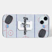 Coques Case-Mate iPhone Amateurs de hockey sur glace (Verso (horizontal))