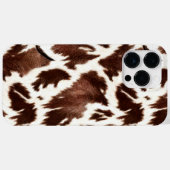 Coques Case-Mate iPhone Amateurs de vache cool taches brunes motifs (Verso (horizontal))