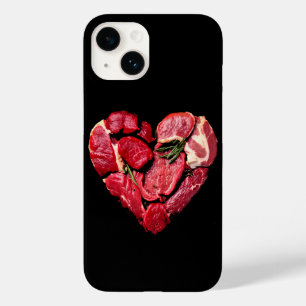 Coque Pour iPhone 14 Amateurs de viande de coeur de boeuf Barbecue cru