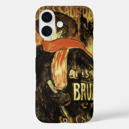 Coques Case-Mate iPhone Ambassadeurs, Aristide Bruant par Toulouse Lautrec (Verso)