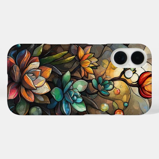 Coques Case-Mate iPhone Amber Leavescape (Verso (horizontal))