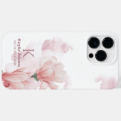 Coques Case-Mate iPhone Ambiance romantique aquarelle florale (Verso (horizontal))