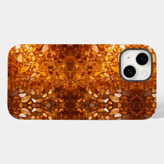 Coques Case-Mate iPhone Ambre Or (Verso (horizontal))