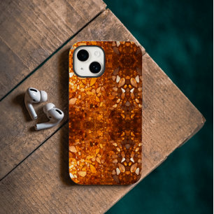 Coque Pour iPhone 14 Ambre Or