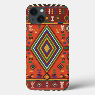 Case-Mate iPhone Case Âme de nomade néon - Tapisserie géométrique tribal