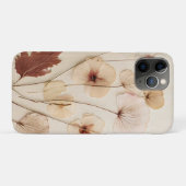 Coques Case-Mate iPhone Aménagement floral séché à ton calme (Dos (Horizontal))