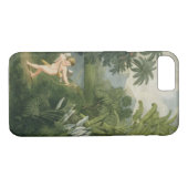 Coques Case-Mate iPhone Aménagez en parc avec le cupidon visant une flèche (Dos (Horizontal))
