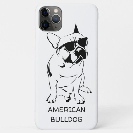 COQUES Case-Mate iPhone AMÉRICAIN BULLDOG SKETCH (Dos)
