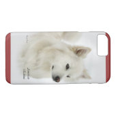 Coques Case-Mate iPhone American Eskimo Dog Art (Dos (Horizontal))