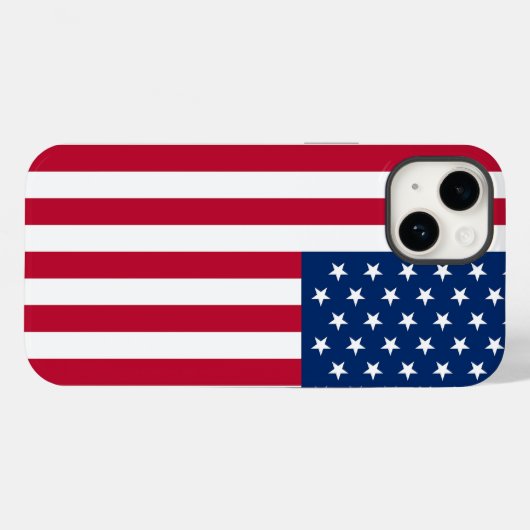 Coques Case-Mate iPhone American Flag Cell Phone Case (Verso (horizontal))