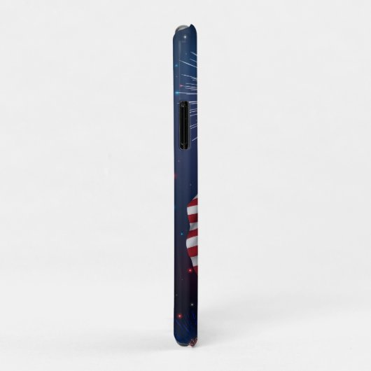 Coques Case-Mate iPhone American Flag & Fireworks (Dos/Droite)