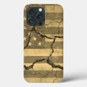 Coques Case-Mate iPhone American Flag on Cracked (Verso)