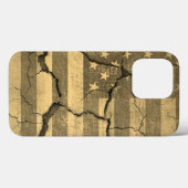 Coques Case-Mate iPhone American Flag on Cracked (Verso (horizontal))
