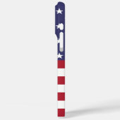 Coques Case-Mate iPhone American Flag USA Patriotic Stars Stripes Nom (Verso / Gauche)