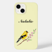 Coques Case-Mate iPhone American Goldfinch Wild Bird Lover Gift Custom  (Verso)