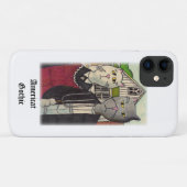Coques Case-Mate iPhone American Gothic Museum Cartoon Classic Cat Art (Dos (Horizontal))