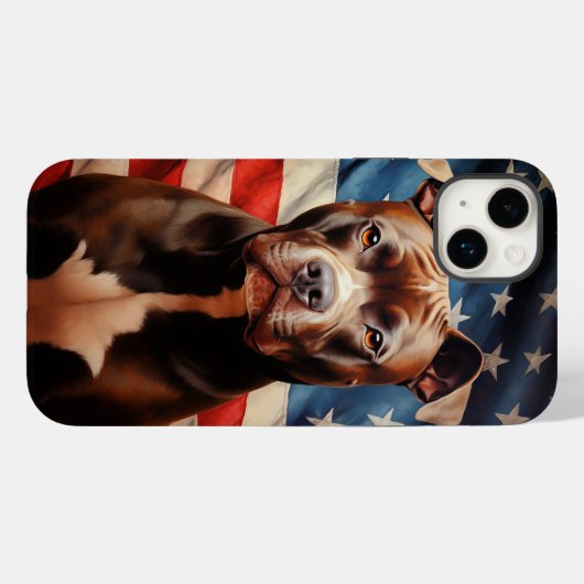Coques Case-Mate iPhone American Pit Bull Terrier (Verso (horizontal))