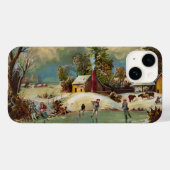 Coques Case-Mate iPhone American Winter Life (Verso (horizontal))