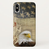 Coques Case-Mate iPhone Americana laissez le drapeau d'Eagle chauve (Dos)