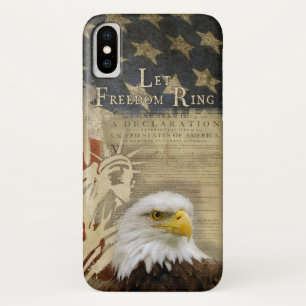 Case-Mate iPhone Case Americana laissez le drapeau d'Eagle chauve