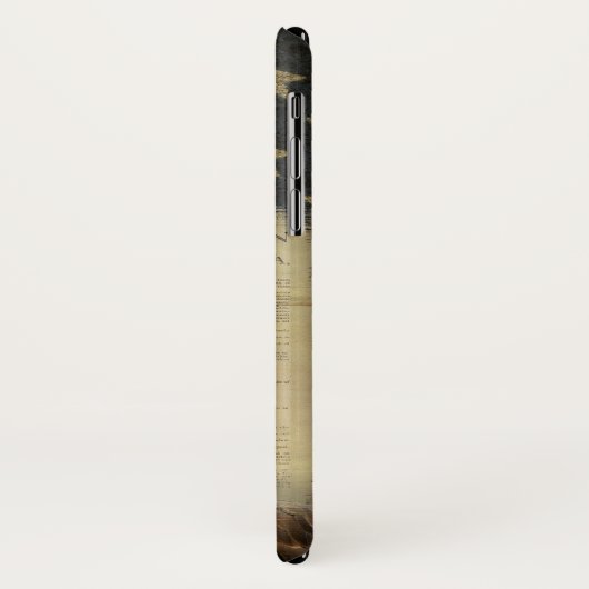 Coques Case-Mate iPhone Americana laissez le drapeau d'Eagle chauve (Dos/Gauche)