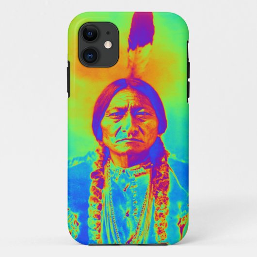 Coques Case-Mate iPhone Amérindien Sitting Bull (Dos)