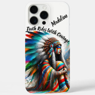Coques iPhone 16 Pro Max Amérindiens Dessins culturels traditionnels