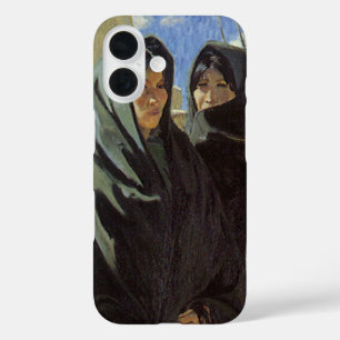 Coques iPhone 16 Amérindiens vintages, filles de Taos par Walter Uf