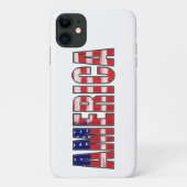 Coques Case-Mate iPhone AMÉRIQUE En Drapeau (Dos)