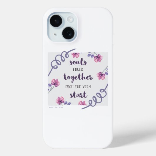 Coques Case-Mate iPhone âmes fusionnées dès le début (Verso)