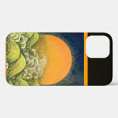 Coques Case-Mate iPhone AMETERASU, GODDESS SOLEIL Jaune Vert Noir (Verso (horizontal))