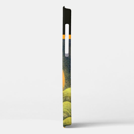 Coques Case-Mate iPhone AMETERASU, GODDESS SOLEIL Jaune Vert Noir (Verso / Gauche)