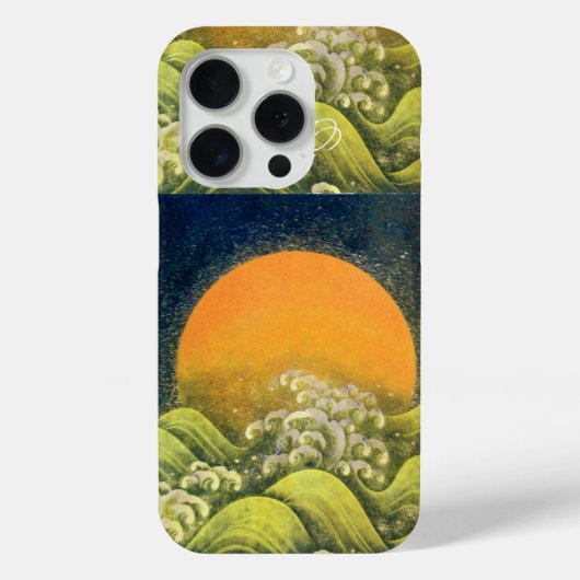 Coques Case-Mate iPhone AMETERASU, SOLEIL GODDESS Jaune Vert Noir (Verso)