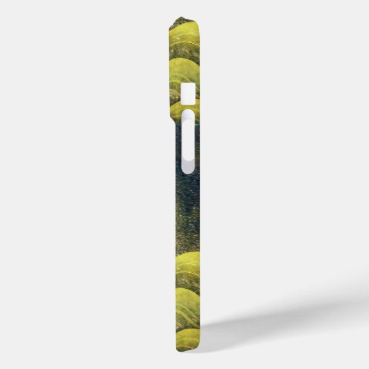 Coques Case-Mate iPhone AMETERASU, SOLEIL GODDESS Jaune Vert Noir (Verso / Gauche)