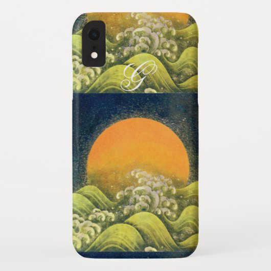 Coques Case-Mate iPhone AMETERASU, SOLEIL GODDESS Jaune Vert Noir (Dos)