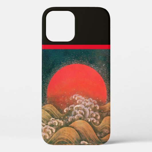 Coques Case-Mate iPhone AMETERASU, SUN GODDESS Rouge Brown Noir (Verso)