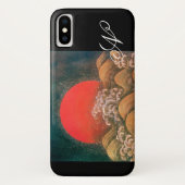 Coques Case-Mate iPhone AMETERASU, SUN GODDESS rouge brun noir (Dos)