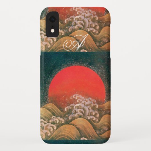 Coques Case-Mate iPhone AMETERASU, SUN GODDESS rouge brun noir (Dos)