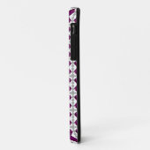 Coques Case-Mate iPhone Amethyst Diamond Art, violet (Dos/Gauche)